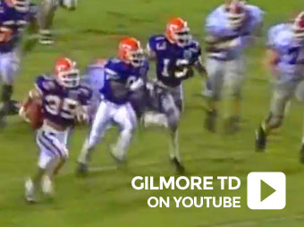 Interception by Michael Gilmore against Georgia 1994