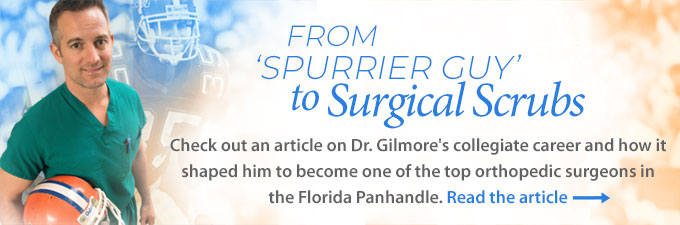 UF Going Greater article on Orthopedic Surgeon Dr. Michael Gilmore